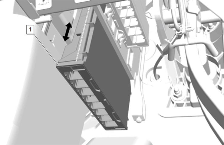 No intercambiar módulos de control