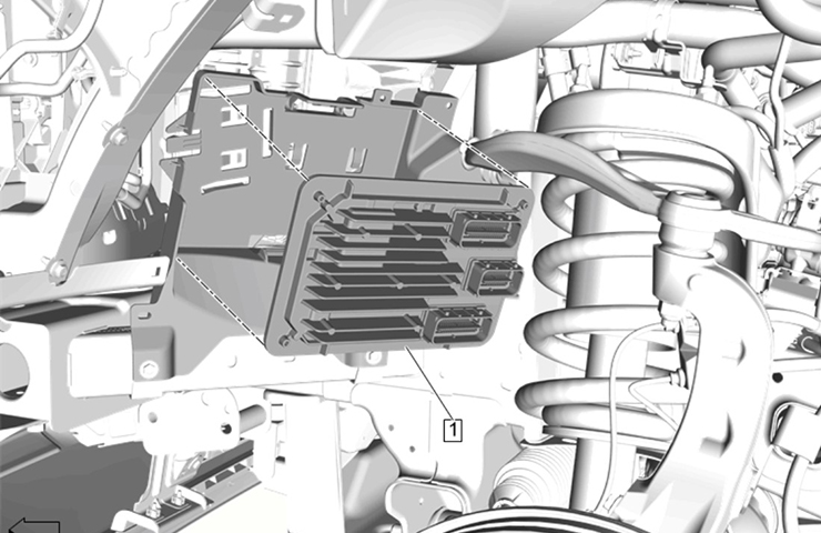 Diagnóstico del módulo de control del motor y restricción de parte del ECM