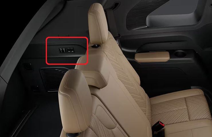 Diagnóstico de interruptor del asiento de 3ra fila