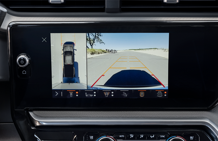 Pérdida de líneas de cuadrícula de reversa/avance en la Vista de la cámara