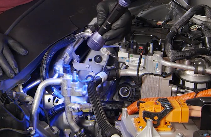 Tinte para detección de fugas de aire acondicionado de vehículos eléctricos (EV)